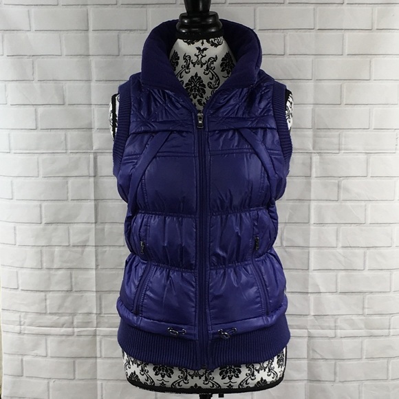 calvin klein puffer vest womens